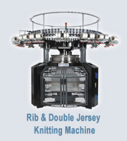 Rib & Double Jersey Knitting Machine